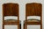 Set of 12 French Art Deco Walnut Dining Chairs With Botanical Upholstery, 1930s For Sale - Image 15 of 18