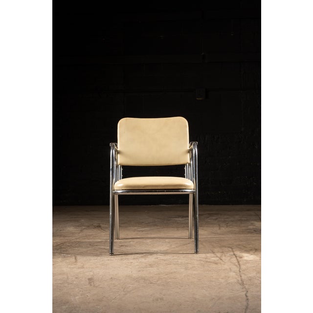 1950s Circa 1950 Chrome Tube Armchair by Royal Metal Co. For Sale - Image 5 of 6