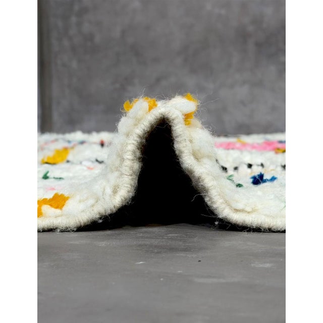 Textile Moroccan Neon Azilal Rug - 9.8 X 6.2 Ft For Sale - Image 7 of 8