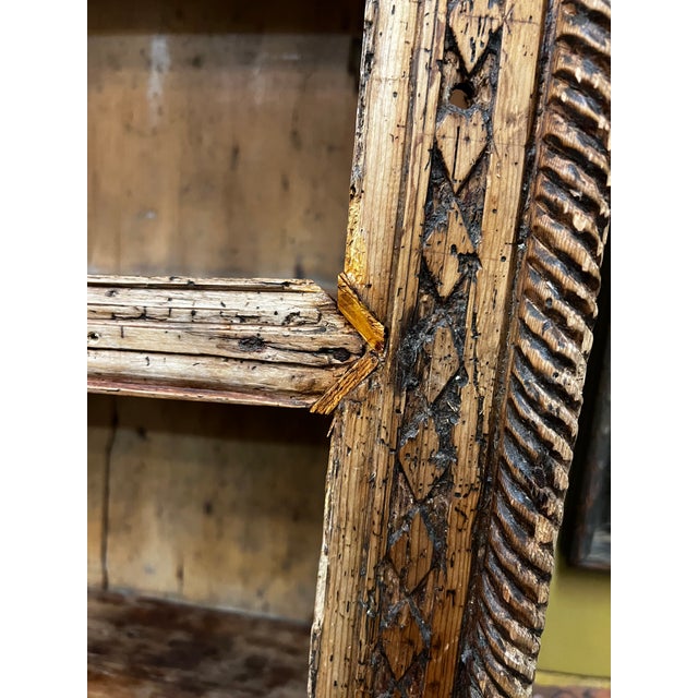 1800’s Pine Vaisselier Cupboard With Pot Shelf For Sale - Image 13 of 13