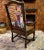 Wood Late 19th Century Carved Barley Twist Equestrian Throne Chair For Sale - Image 7 of 8