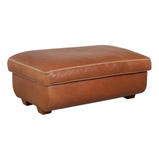 Valentino Ottoman in Leather from Machalke For Sale