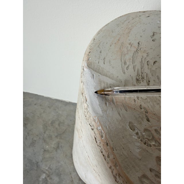 1980's Postmodern Plaster and Wood Pedestals - Set of 3 For Sale - Image 14 of 18