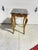 A lovely marble topped gold leaf finished accent side table, perfect as a drinks table, made by E.J. Victor as part of...