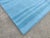 Not Yet Made - Made To Order Handmade Cotton Vegetable Dyed Reversible Solid Sky Blue Rug Dhurrie - 9'x12' For Sale - Image 5 of 11