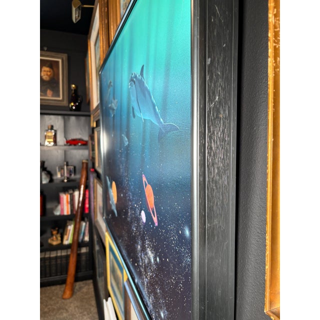 William Schimmel Jr. "Passage of the Dolphin" Original Oil Painting, Signed 1987, 30x40 For Sale - Image 4 of 10