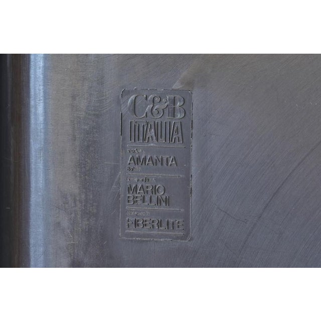 Textile Square Amanta Side Table by Mario Bellini for B&B Italia, 1966 For Sale - Image 7 of 8