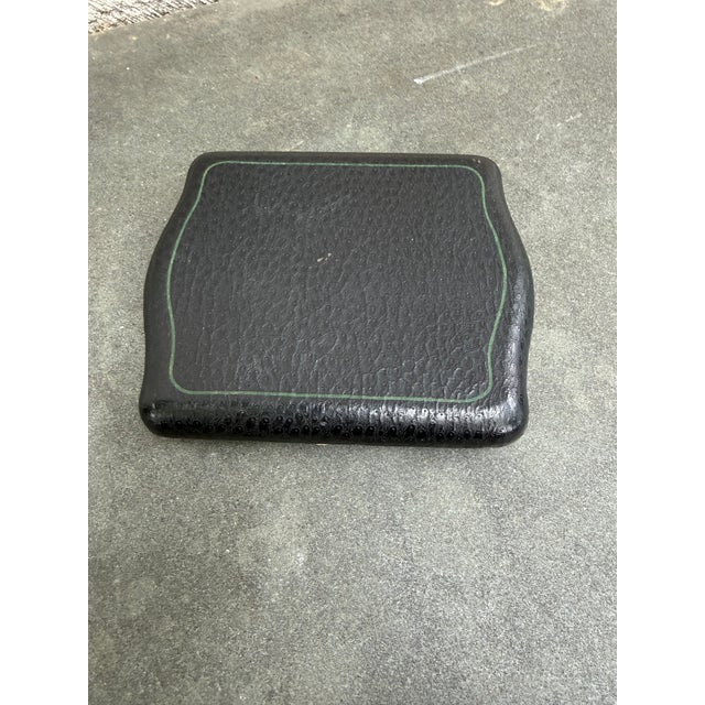 Black 1920s Evan Art Deco Machine Age Cigarette Case Holder Lighter Black Enamel Chrome For Sale - Image 8 of 9