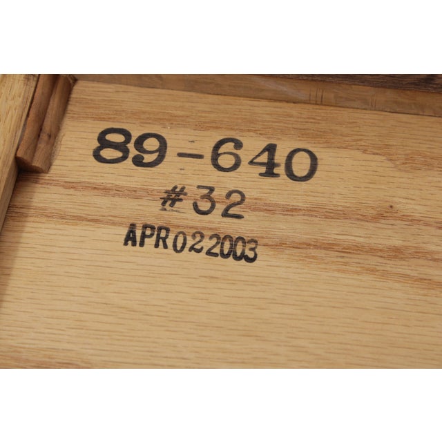 Stickley Mission Oak 2 Drawer Server Console For Sale - Image 16 of 17