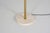 1980s Gold-Plated Brass and Travertine Stone Floor Lamp, 1970s For Sale - Image 5 of 6