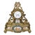 Fine Quality French Bronze Sevres Style Figural Placques Adorned Mantel Clock For Sale