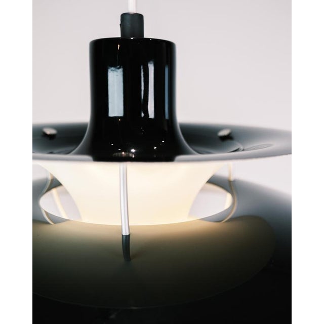 Model PH5 Ceiling Lamp in Black by Poul Henningsen for Louis Poulsen For Sale - Image 6 of 9