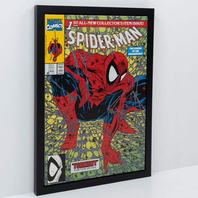 Spiderman, Torment, Limited Edition Large Marvel Art Print Signed and Numbered by Stan Lee For Sale - Image 4 of 10