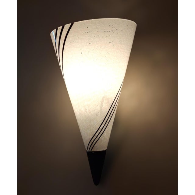 20th Century Murano Cone Sconce For Sale - Image 10 of 12