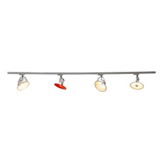 Moon Lamps from Philip with Track from Nokia, 1980s For Sale