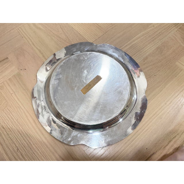 International Silver Vintage International Silver Silverplate Serving Tray For Sale - Image 4 of 5
