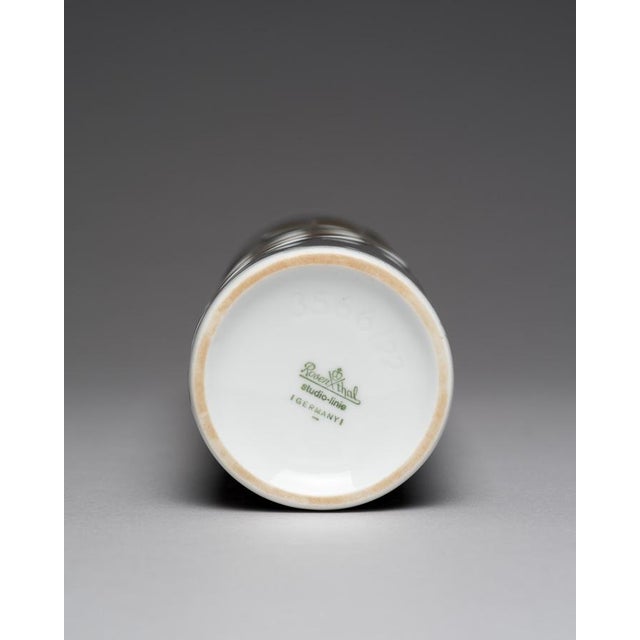 Porcelain Bewegung Vase by Natale Sapone for Rosenthal, 1976 For Sale - Image 9 of 10