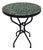 24" Tamegrout Green Moroccan Mosaic Table For Sale