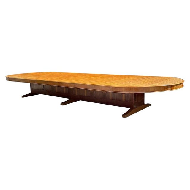 Large Meeting or Conference Table, 1960s For Sale - Image 9 of 10