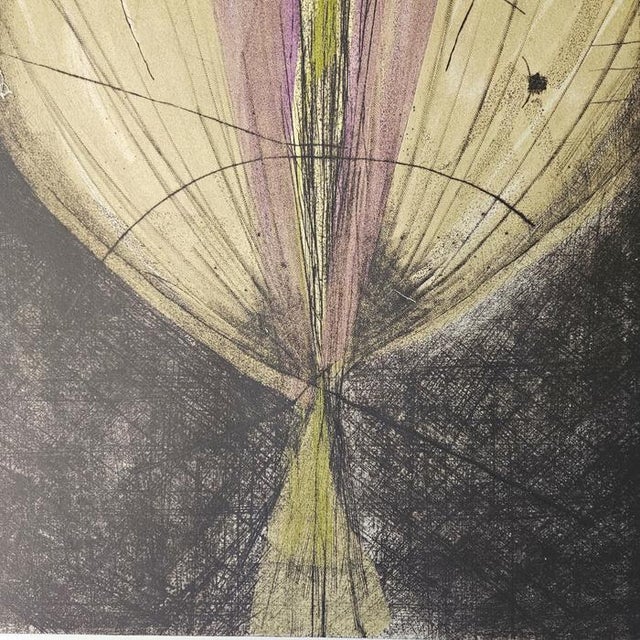 Antonia Dombrowsky, Composition, 1991, Color Etching For Sale - Image 4 of 11