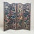 Antique French Hand-Painted Leather 4-Fold Room Divider Screen, 1890s For Sale - Image 10 of 10