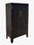 Antique Chinese Black Two-Door Cabinet With Brass Hardware, Circa 1826 For Sale - Image 4 of 5
