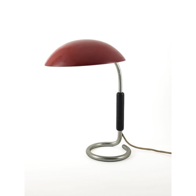 Nickel-Plated Steel Table Lamp by Chr. Bergh & Co. and Cebe, Sweden, 1937 For Sale - Image 11 of 11