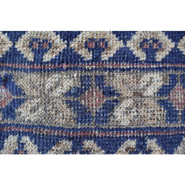 Islamic Vintage Belouch Taimani Afghan Rug For Sale - Image 3 of 6