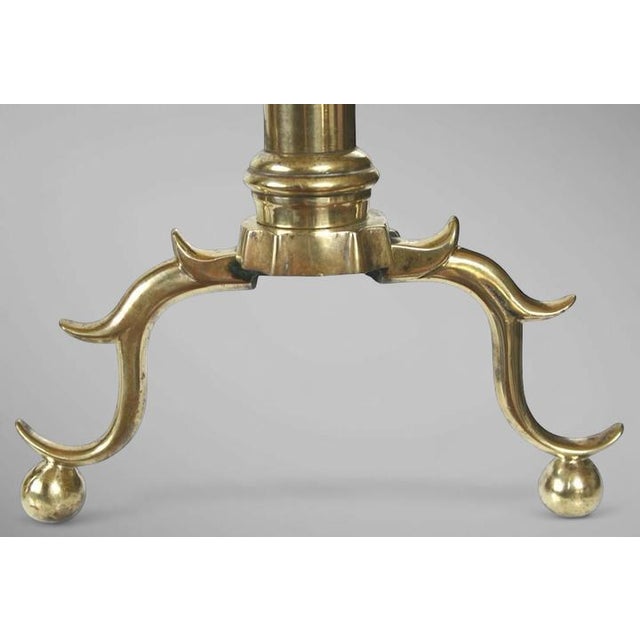 Late 18th Century Late 18th Century Federal Period Steeple Top Andirons For Sale - Image 5 of 5