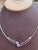 14 Karat White Gold Omega Necklace with Pink Sapphire and Diamonds, Italy For Sale - Image 18 of 18