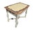 Brown Vintage Art Deco Porcelain Enamel Drop Leaf Kitchen Table With Drawer For Sale - Image 8 of 9