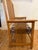 Arts & Crafts Vintage Stickley Mission Bench W/ Upholstered Seat For Sale - Image 3 of 11