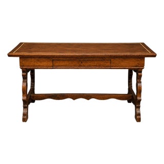18th Century Italian Walnut Writing Table For Sale