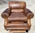 Barcalounger Vintage Barcalounger Saddle Leather Recliner With Continuous Lumbar Support For Sale - Image 4 of 18
