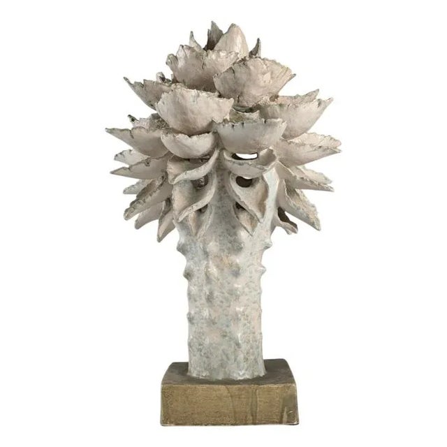 Glazed Ceramic Sculpture Lamp by Birthe Aksby For Sale - Image 17 of 17