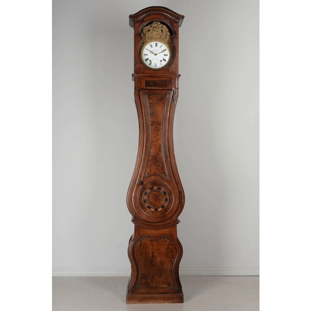 19th Century French Tall Case Clock or Horloge De Parquet For Sale - Image 9 of 9