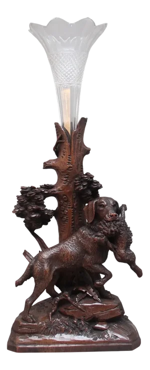 19th Century Black Forest Centre Piece, 1880s