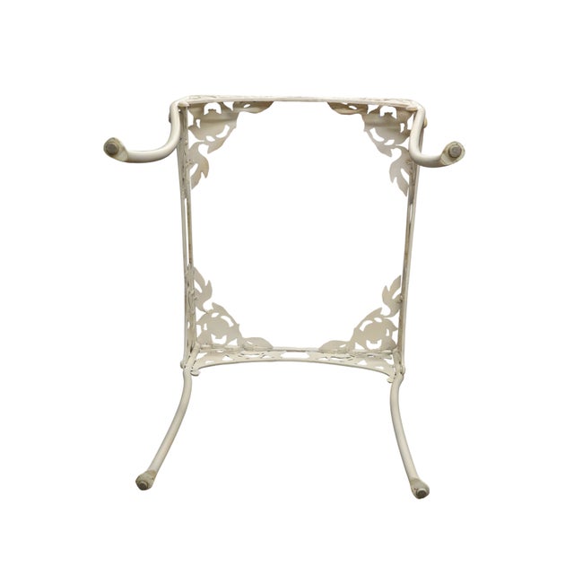 Brown Jordan Mid-Century Brown Jordan Wrought Iron Pomegranate Patio Set For Sale - Image 4 of 10