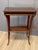 Continental Neoclassical Inlaid Mahogany Two-Tier Side Table For Sale - Image 9 of 11