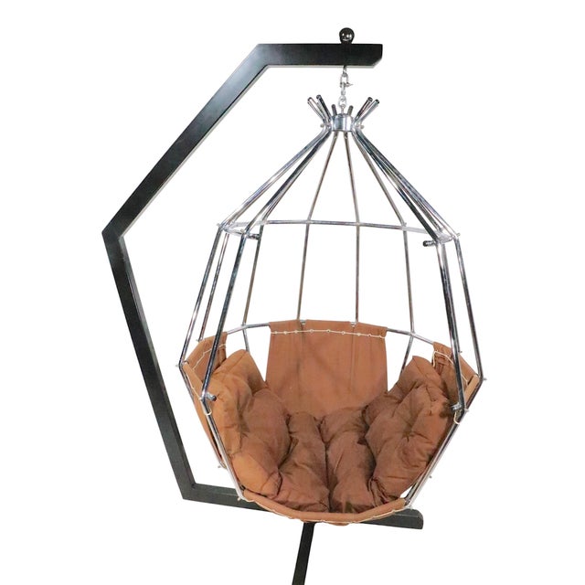 Space Age Hanging Parrot Chair by Ib Arberg Made in Sweden C. 1970's For Sale In New York - Image 6 of 12