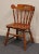 American Tell City Solid Hard Rock Maple Colonial Style Spindle Back Dining Side Chair 8046-48 For Sale - Image 3 of 10