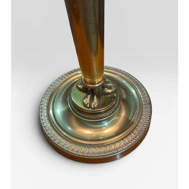 French 1950s French Empire Style Bouillotte Table Lamp For Sale - Image 3 of 6