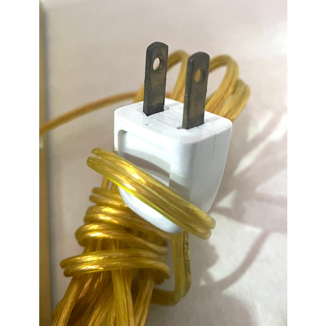 Mid 20th Century Mid-Century Modern Italian Brass and Ivory Table Lamps in the Style of Romeo Rega - a Pair For Sale - Image 13 of 13