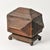 Folk Art Early 20th Century Large Tramp Art Dresser Box: Chip Carved Folk Art, Round Feet, Gold Paint Remnants For Sale - Image 3 of 16