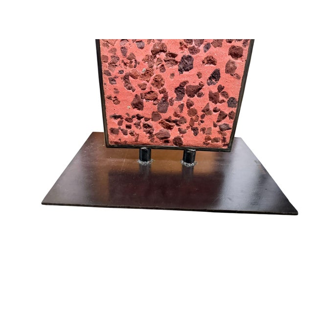 Brick Red Carlos Page Free Standing Modern Metal Sculpture For Sale - Image 8 of 12