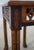 Paint Decorated Faux Bamboo Floral Painted Occasional Table For Sale - Image 9 of 13