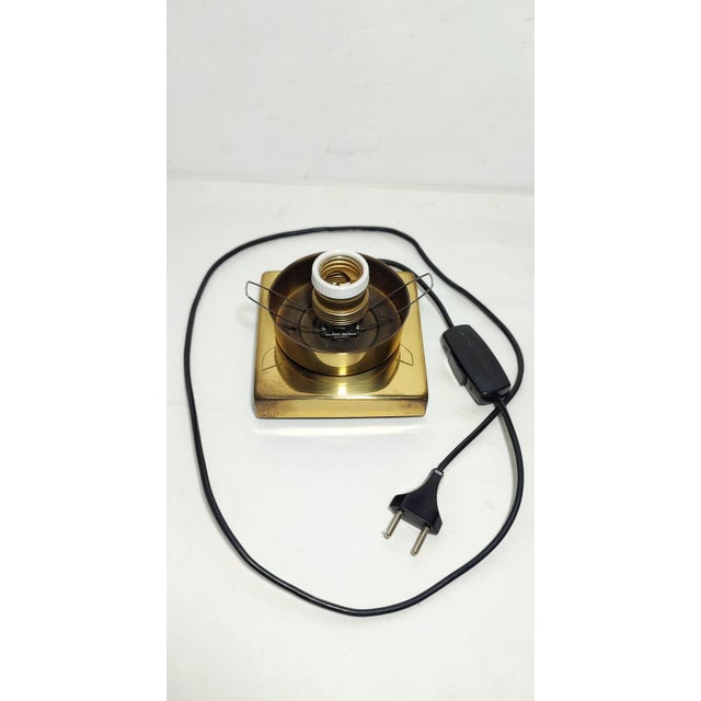 Metal Crystal Table Lamp, Spain, 1960s For Sale - Image 7 of 9