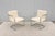 Bauhaus Ludwig Mies Van Der Rohe Brno Tubular Chairs in Cream Fabric by Gordon - A Pair For Sale - Image 3 of 18