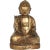 Brass A Vintage Solid Brass Blessing Buddha Statue in the Tibetan Style. 4.5"x3.5"x7.5 For Sale - Image 8 of 8