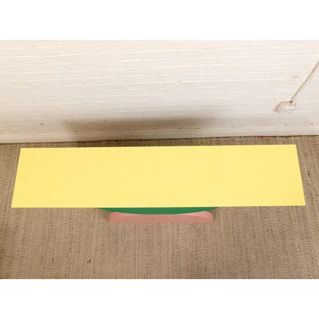 Not Yet Made - Made To Order Memphis Style Entry Table For Sale - Image 5 of 8